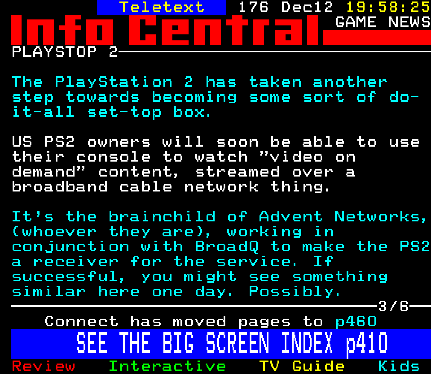 Digitiser, Teletext - 2002