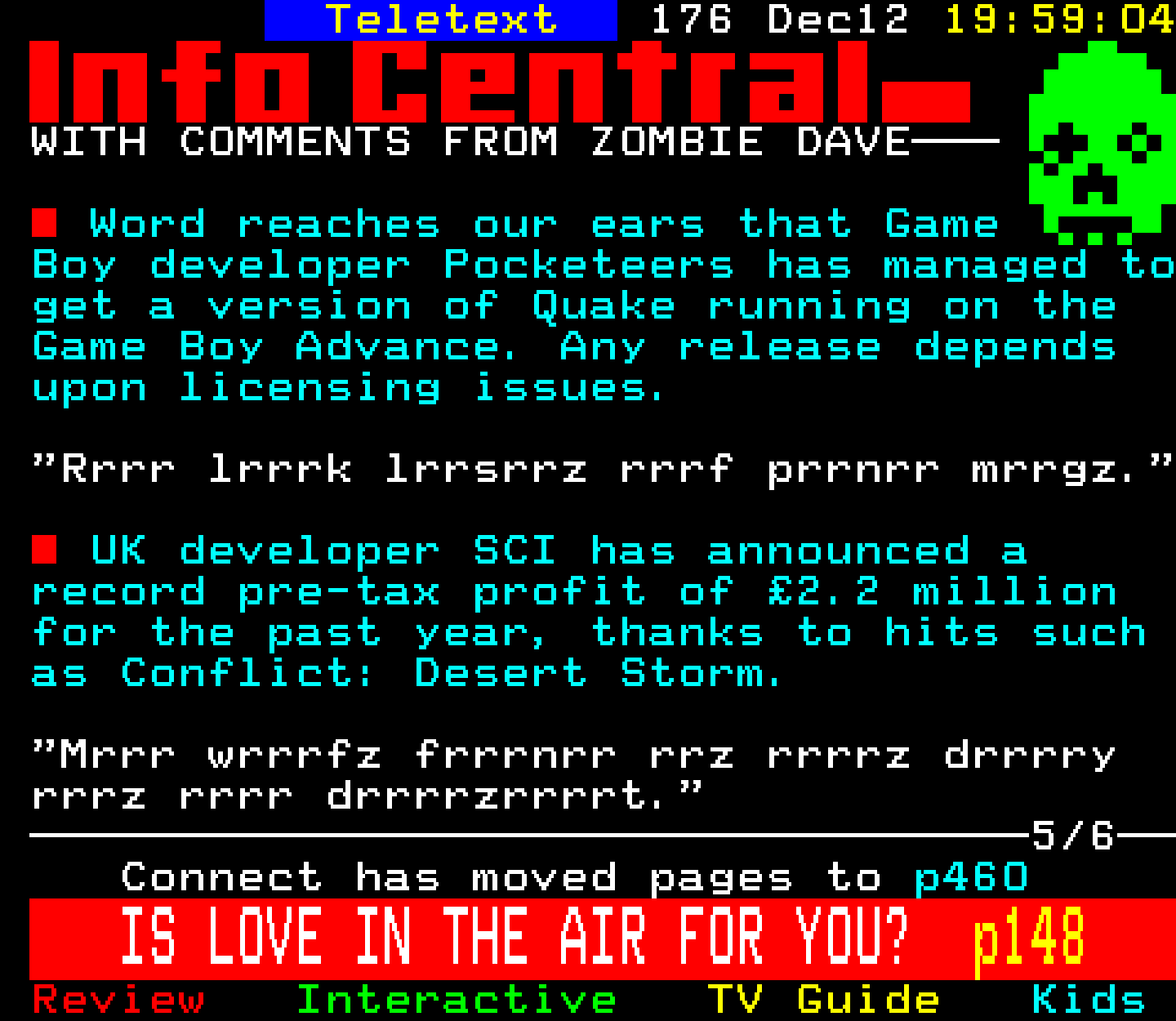 Digitiser, Teletext - 2002