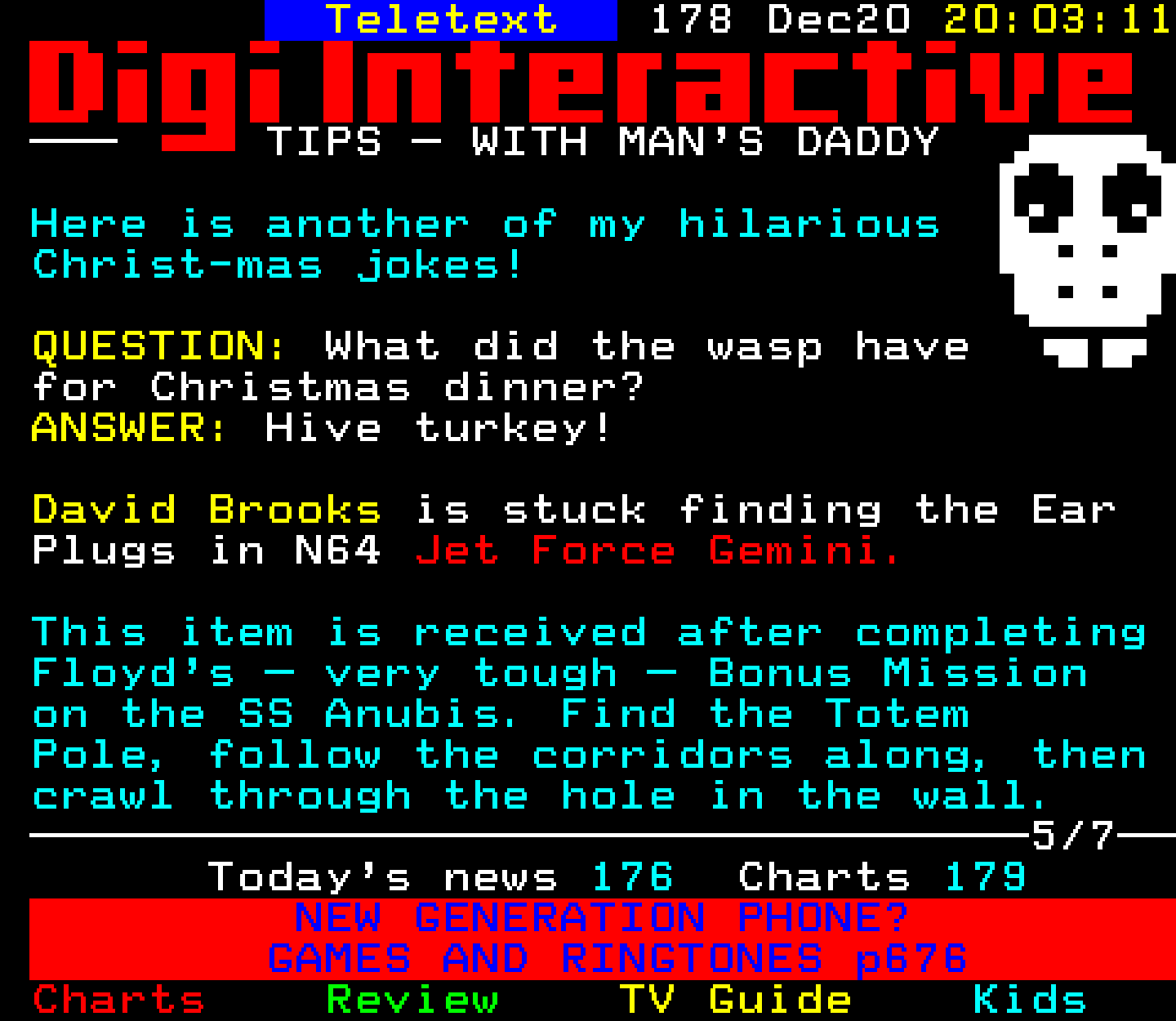 Digitiser, Teletext - 2002