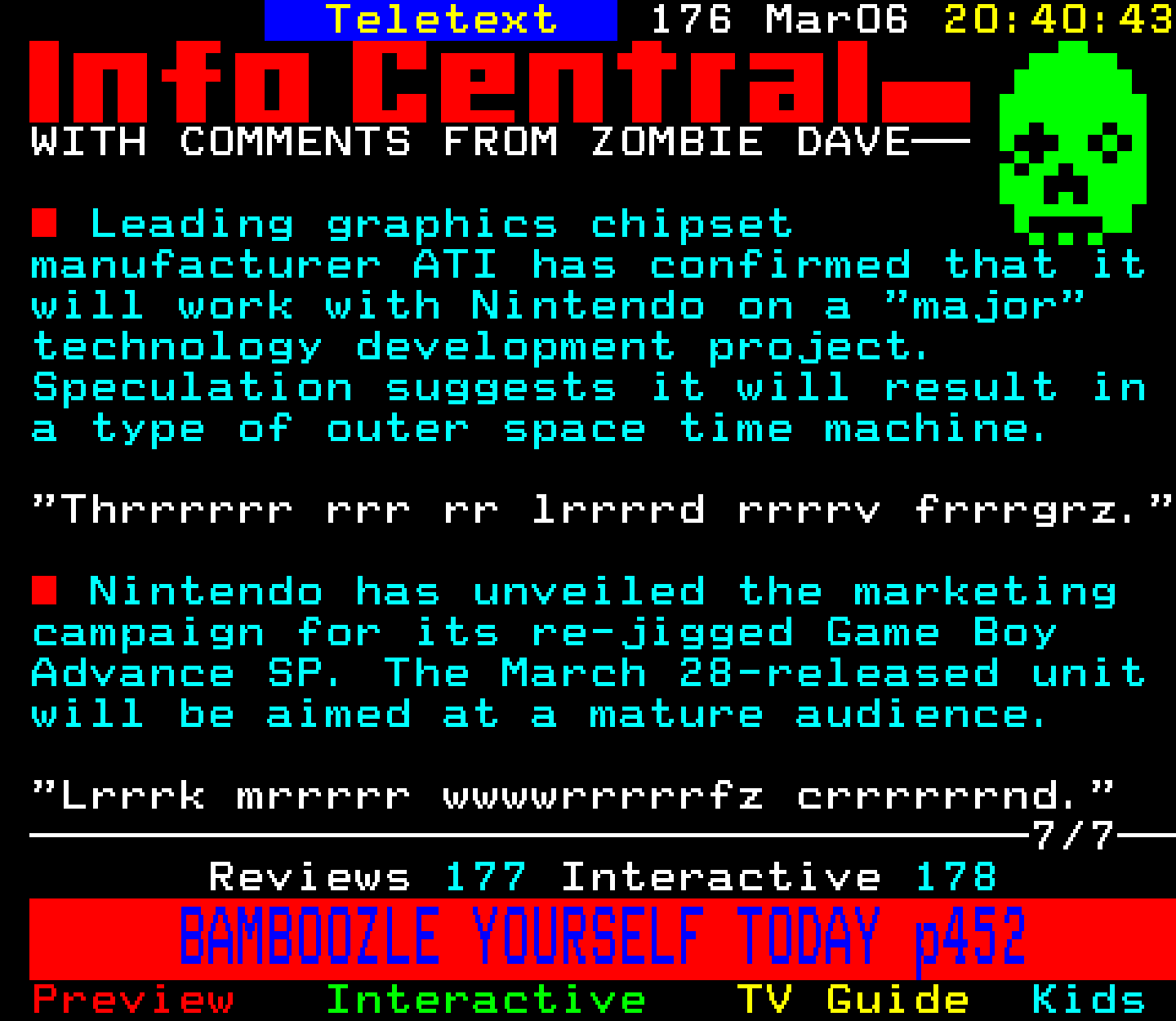 Digitiser, Teletext - 2003