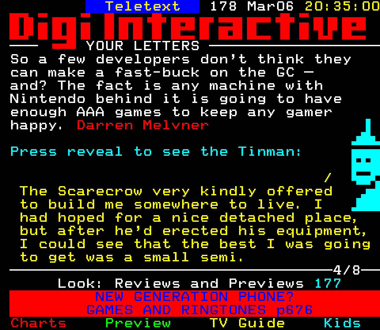 Digitiser, Teletext - 2003