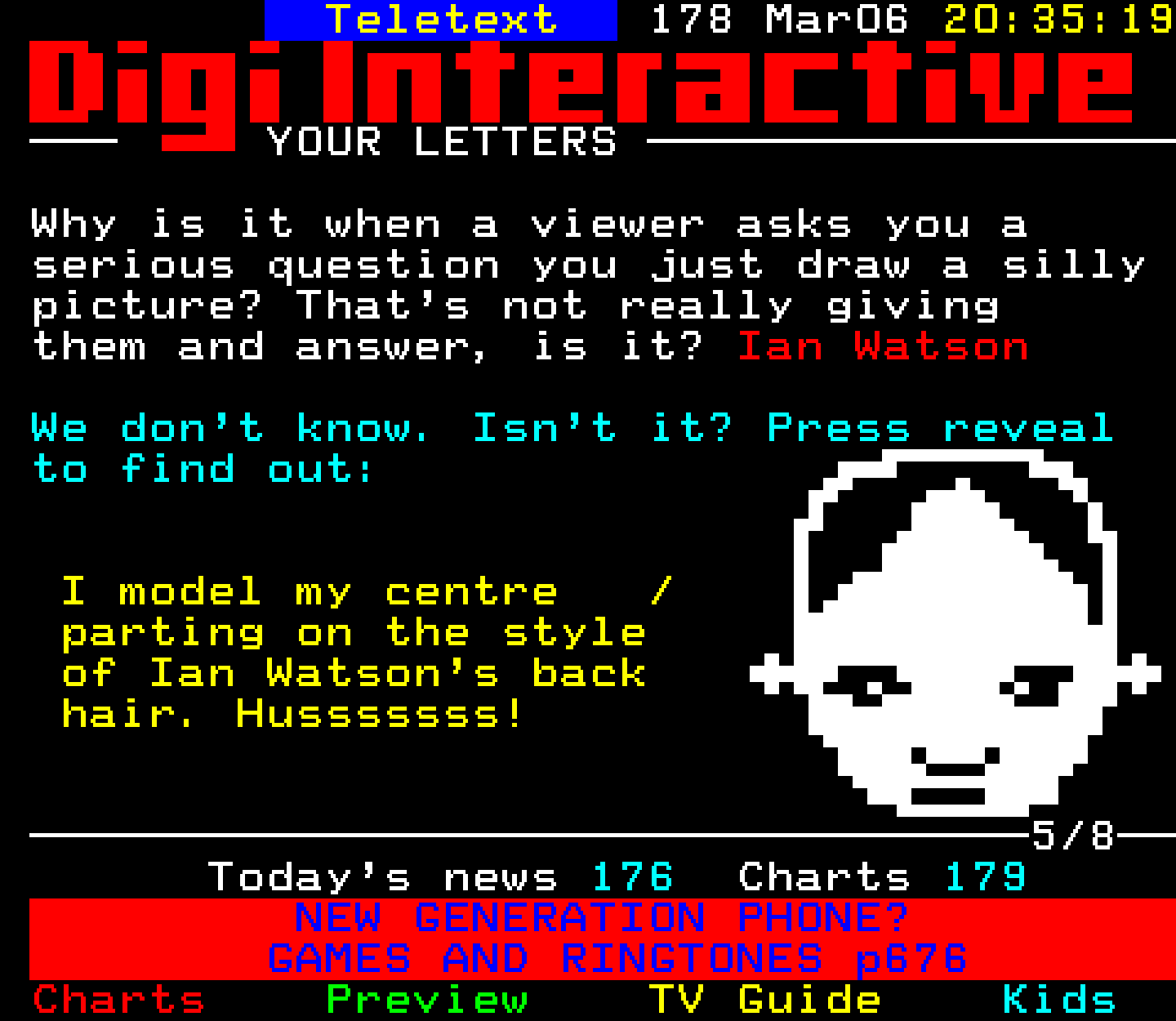 Digitiser, Teletext - 2003