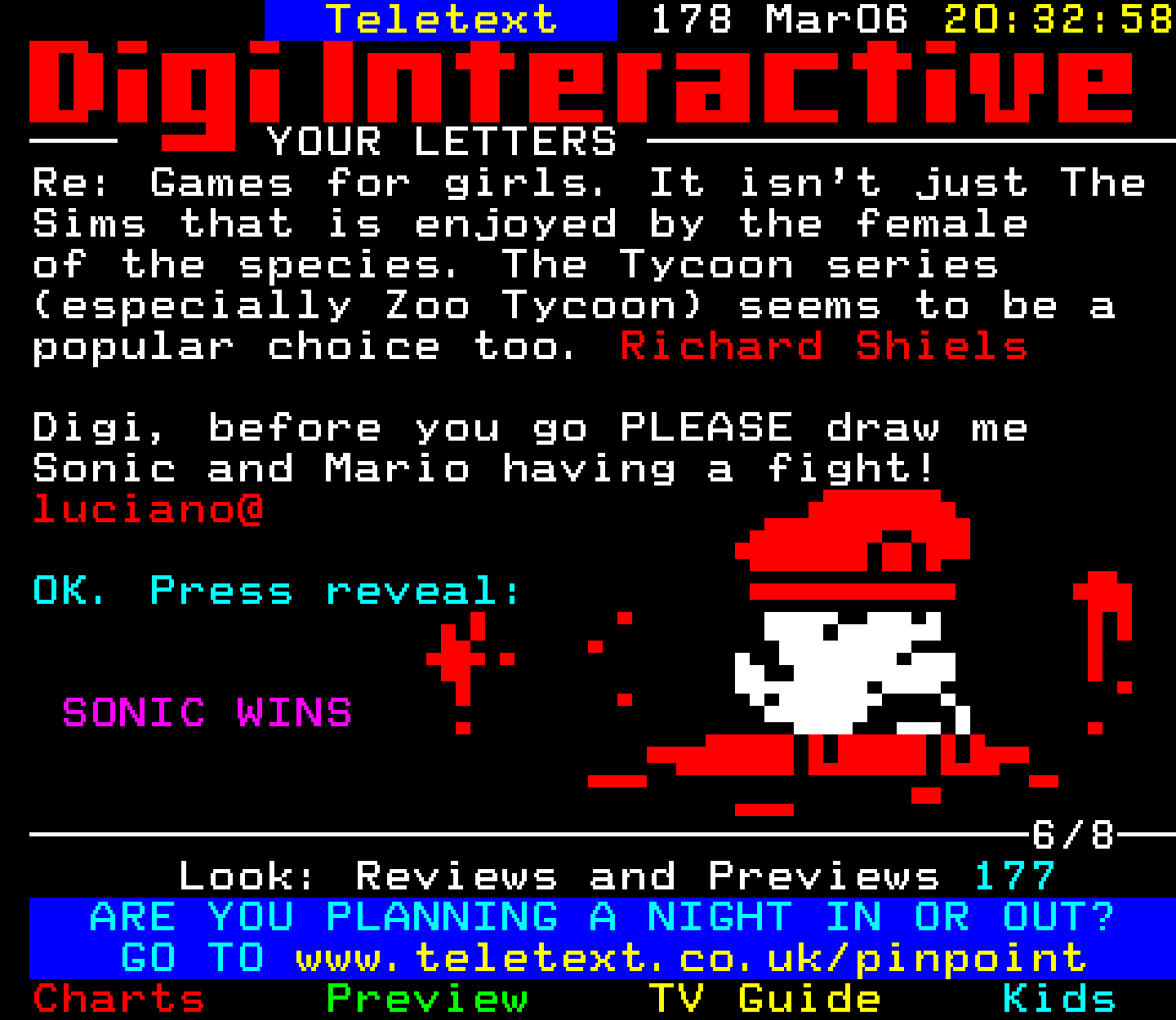 Digitiser, Teletext - 2003