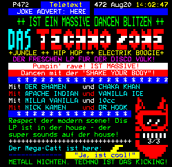 Digitiser fake advert Das Techno Zone