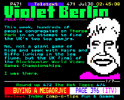 Violet Berlin's Digitiser column