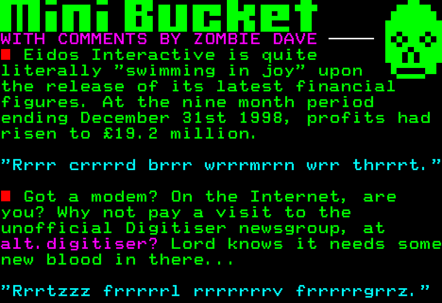Digitiser's Zombie Dave