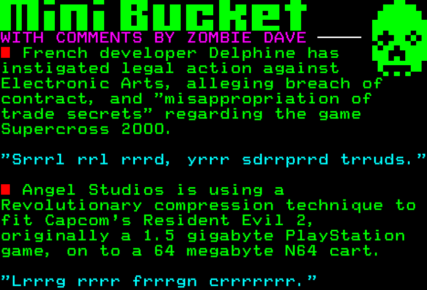 Digitiser's Zombie Dave