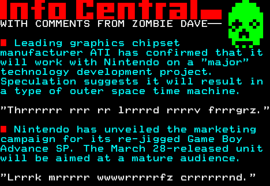 Digitiser's Zombie Dave